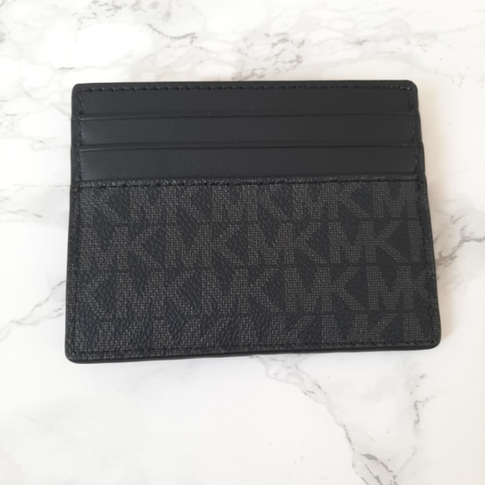 MICHAEL KORS Cooper Logo Stripe Card Case - Picture 2 of 5